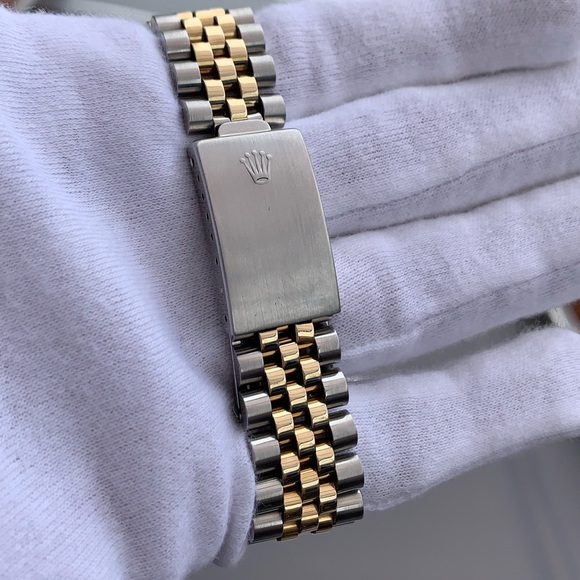 ROLEX DATEJUST 18K GOLD AND STAINLESS STEAL TWO TONE UNISEX WATCH - Picture 2 of 10